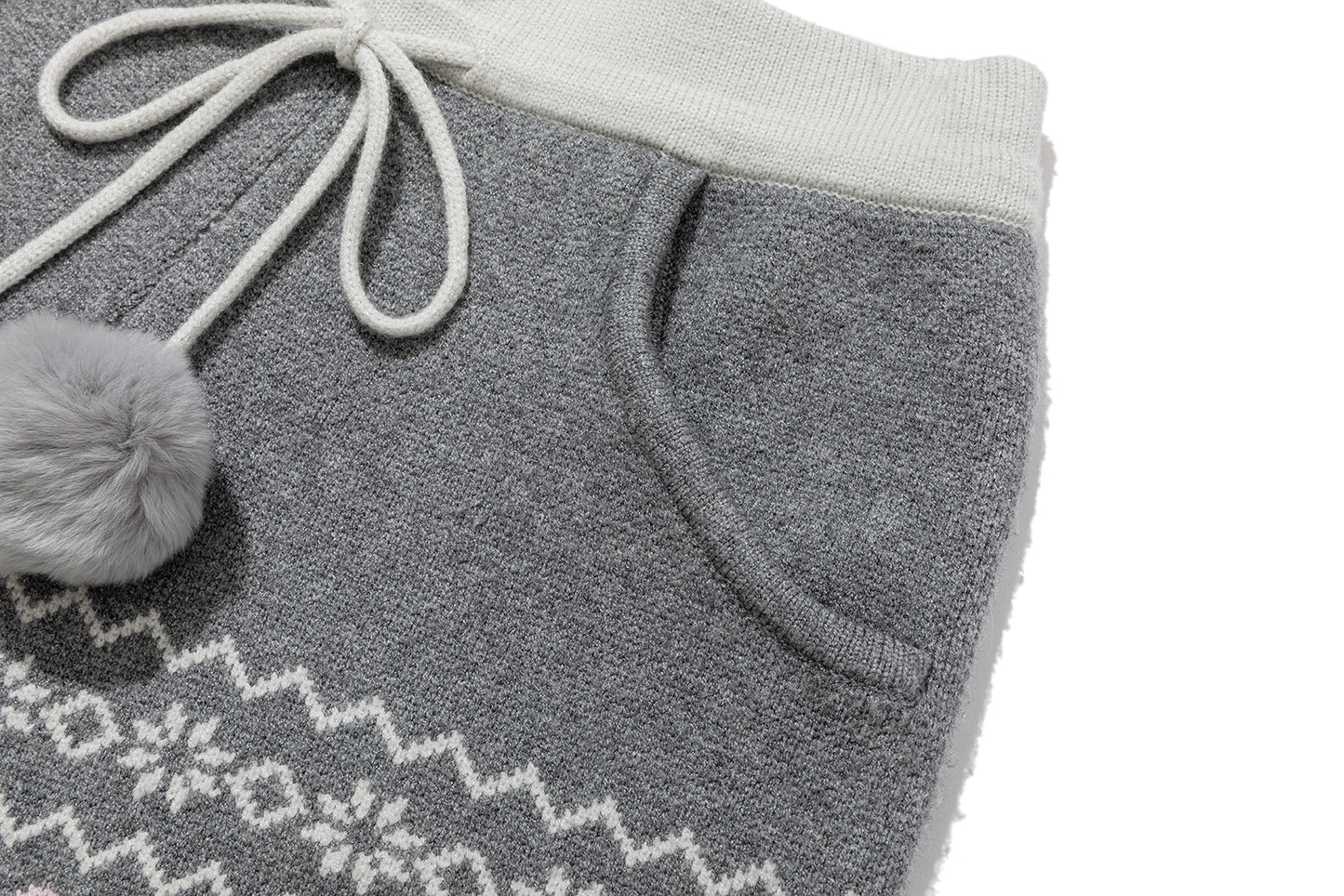 13DE MARZO Fair Isle Down Jacket