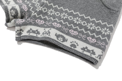 13DE MARZO Fair Isle Down Jacket