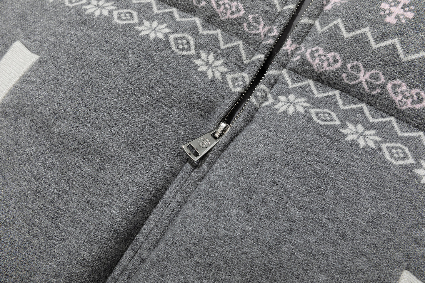 13DE MARZO Fair Isle Knit Shorts