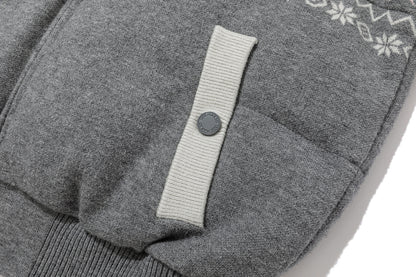 13DE MARZO Fair Isle Knit Shorts