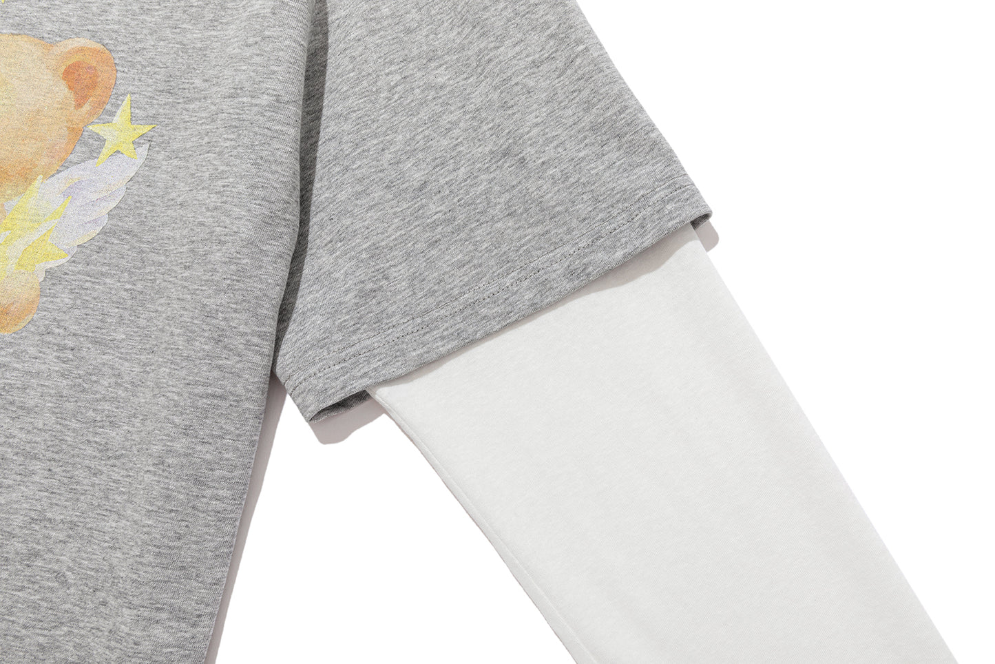 13DE MARZO Luminous Bear Sketch T-shirt Grey