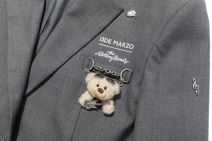 13DE MARZO Rolling Stones Bear Suit Grey