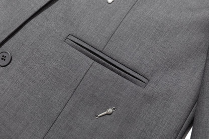 13DE MARZO Rolling Stones Bear Suit Grey
