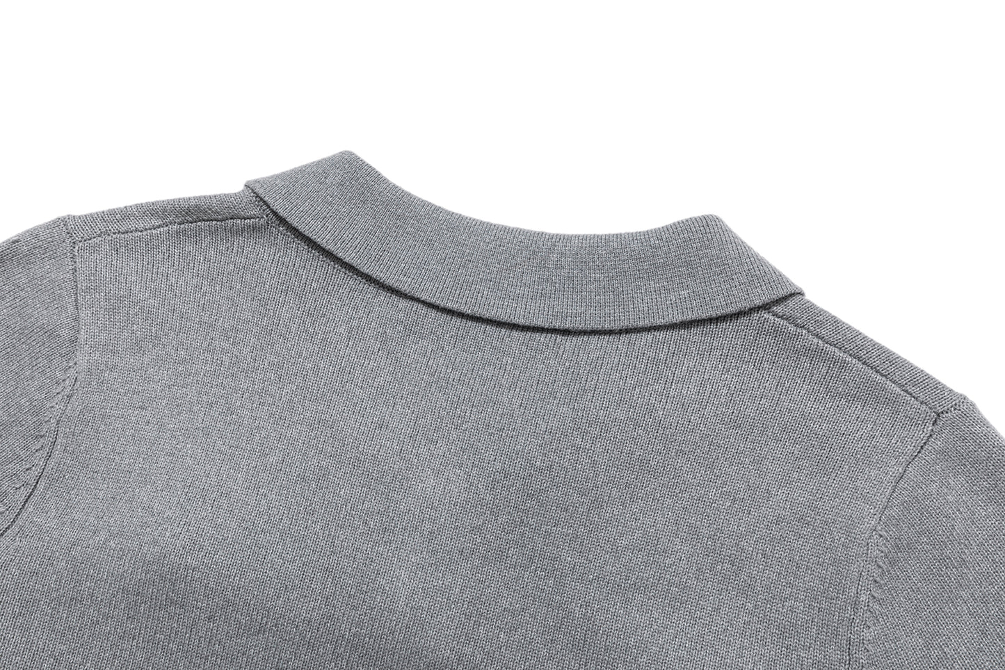 13DE MARZO Doozoo Polo Tee Grey