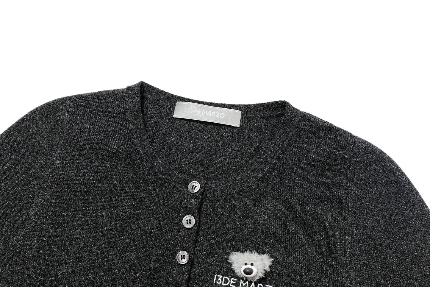 13DE MARZO Doozoo Knit Undershirt Black