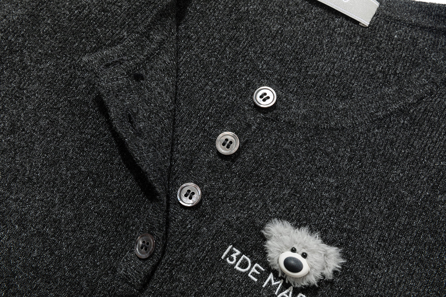 13DE MARZO Doozoo Knit Undershirt Black