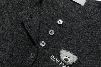 13DE MARZO Doozoo Knit Undershirt Black