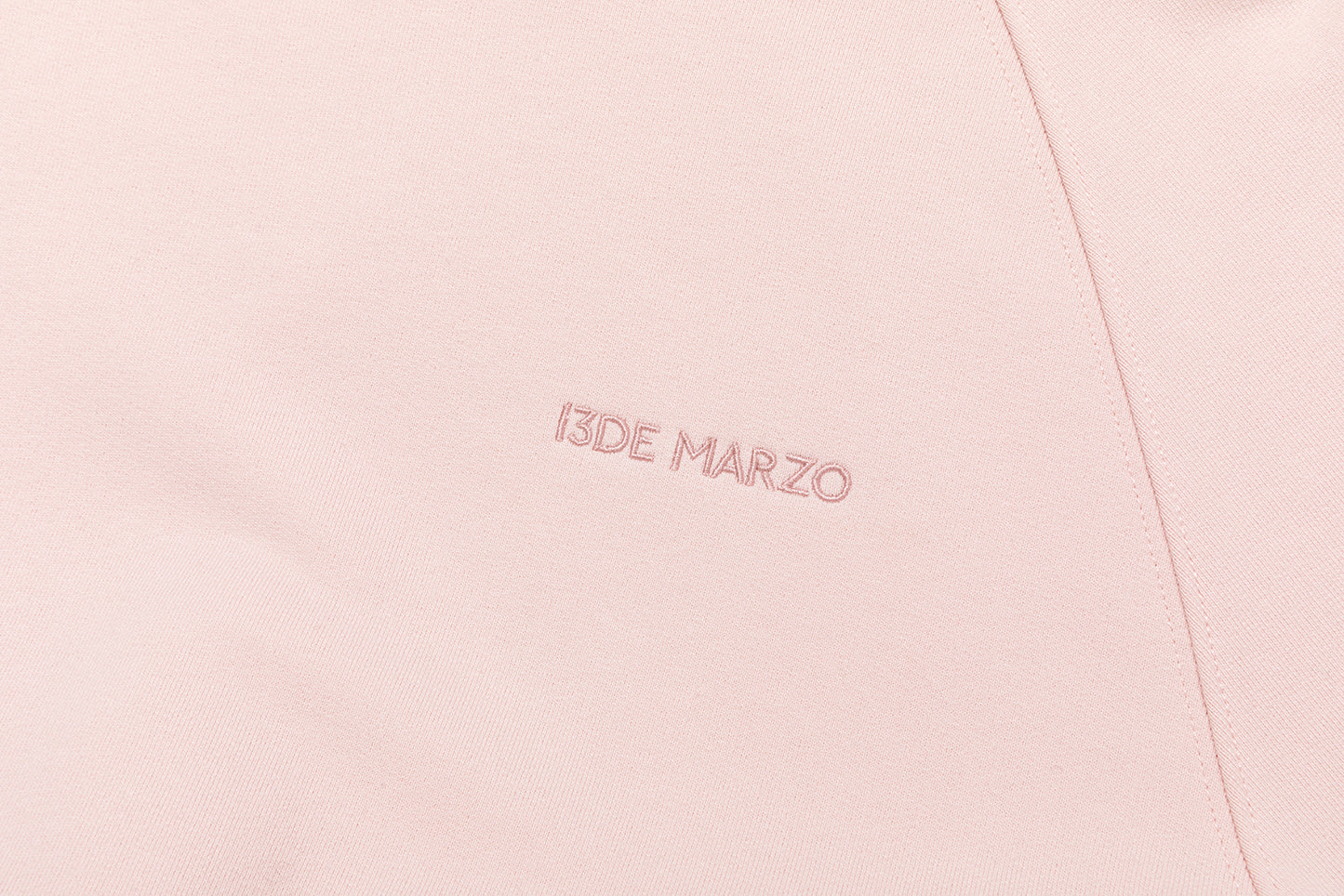 13DE MARZO Big Bear Crewneck Raglan Sweatshirt Pink