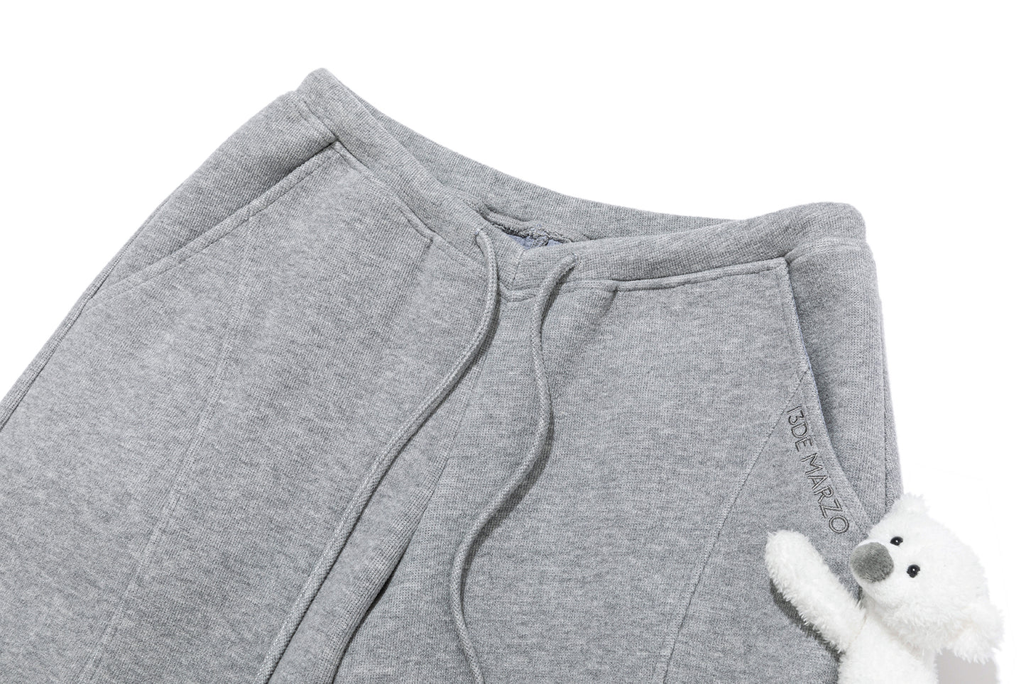 13DE MARZO Doozoo Soft Fleece Pants Grey