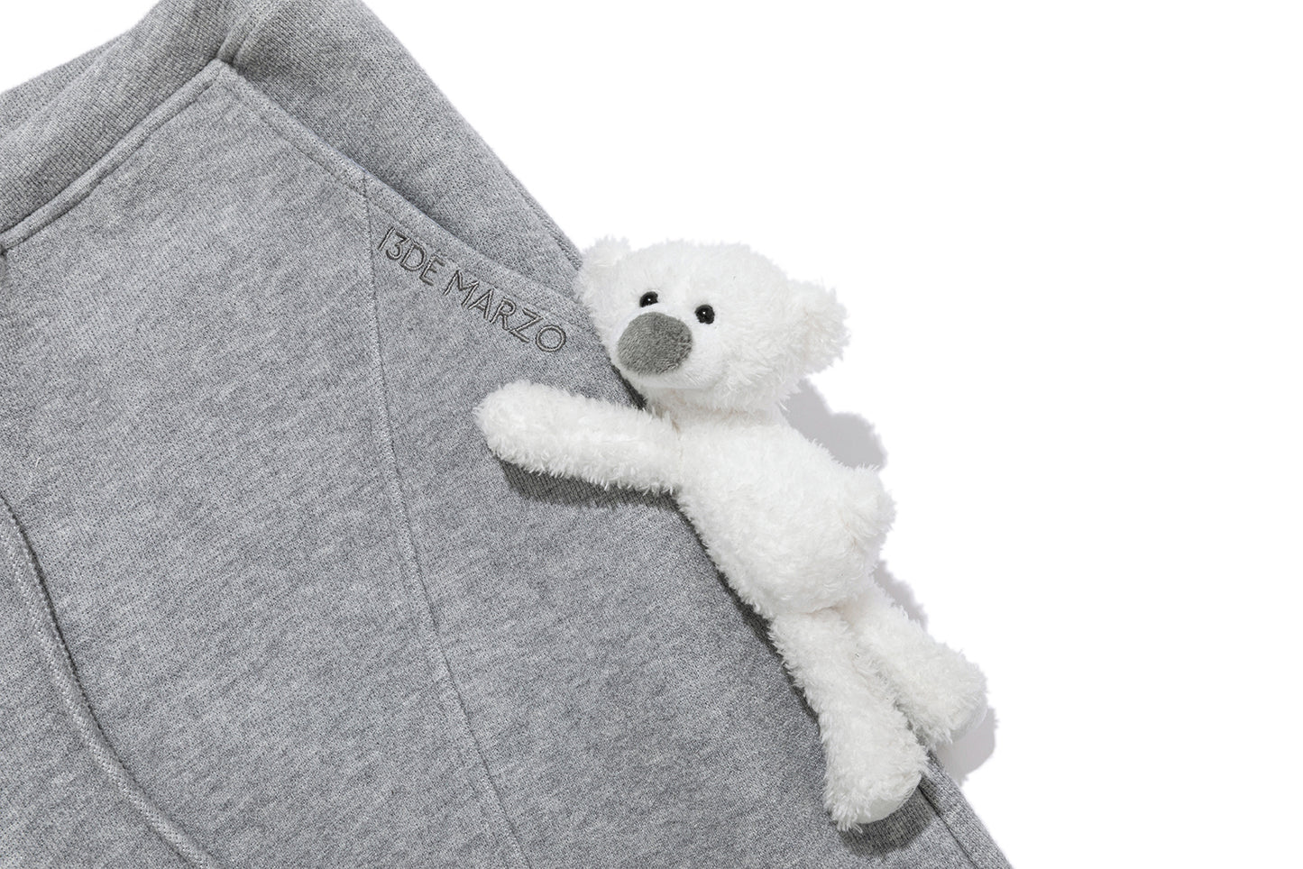 13DE MARZO Doozoo Soft Fleece Pants Grey