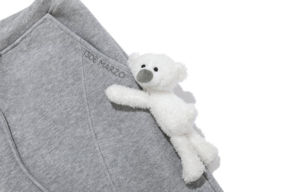 13DE MARZO Doozoo Soft Fleece Pants Grey