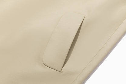 13DE MARZO Nighty Night Bear Trench Dress Khaki