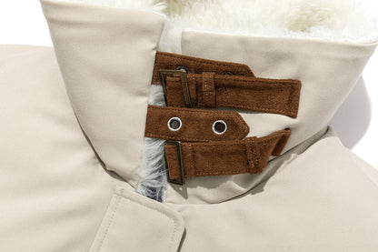 13DE MARZO Marzo Valley Duck Bear Down Vest Khaki