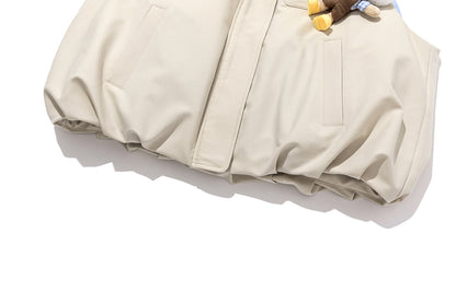 13DE MARZO Marzo Valley Duck Bear Down Vest Khaki