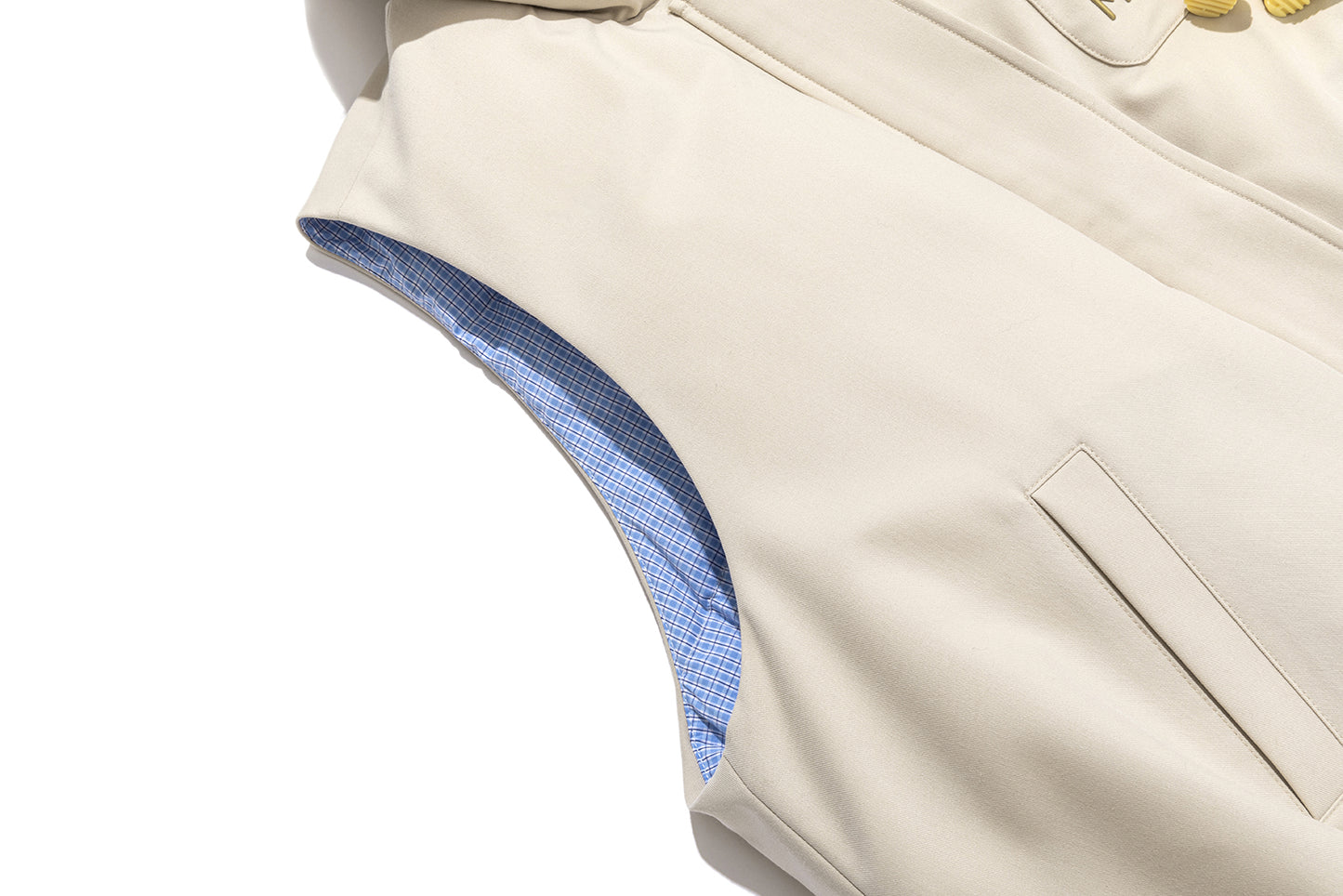 13DE MARZO Marzo Valley Duck Bear Down Vest Khaki