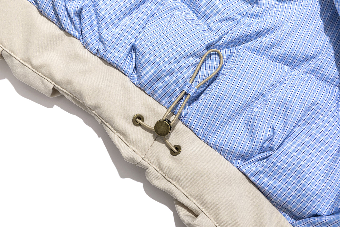 13DE MARZO Marzo Valley Duck Bear Down Vest Khaki
