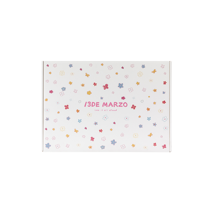 13DE MARZO Floral Room Bear Hair Ring