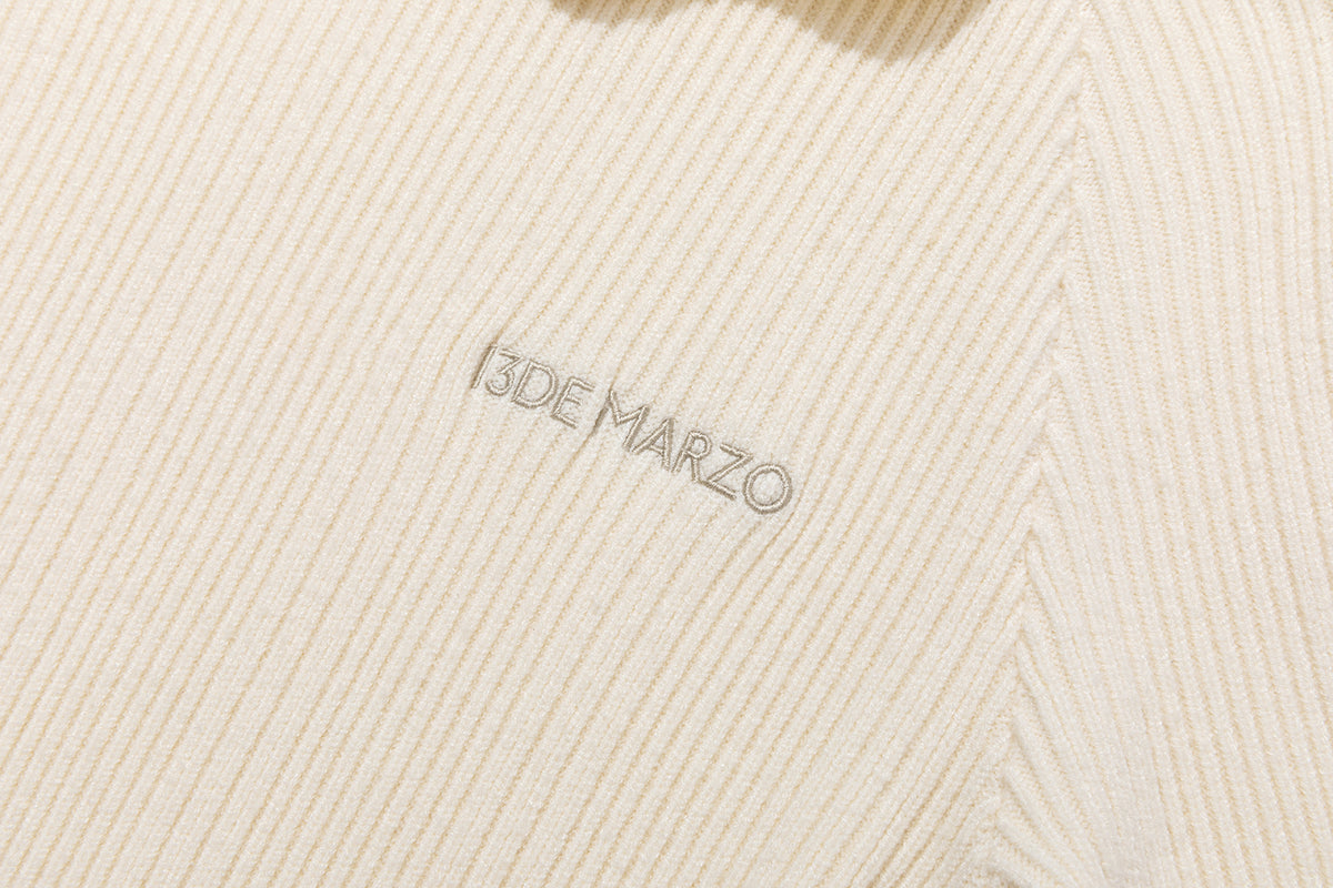 13DE MARZO Marzo Valley Turtleneck Knit Dress