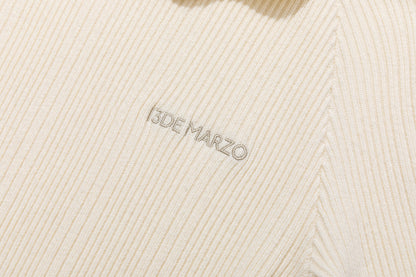 13DE MARZO Marzo Valley Turtleneck Knit Dress
