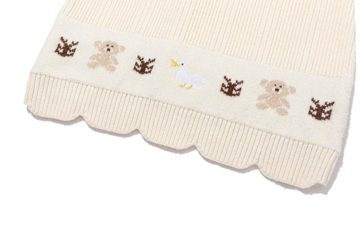 13DE MARZO Marzo Valley Turtleneck Knit Dress