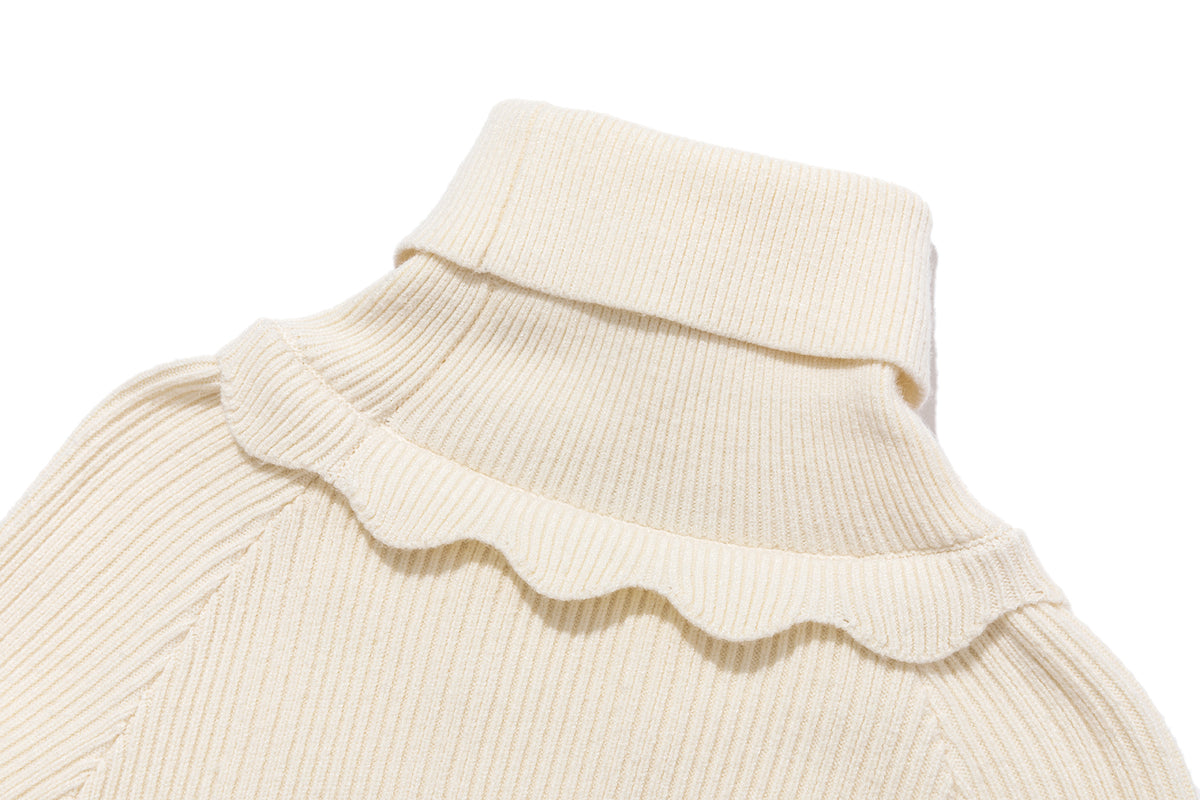 13DE MARZO Marzo Valley Turtleneck Knit Dress