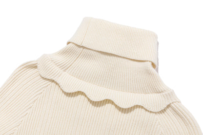 13DE MARZO Marzo Valley Turtleneck Knit Dress