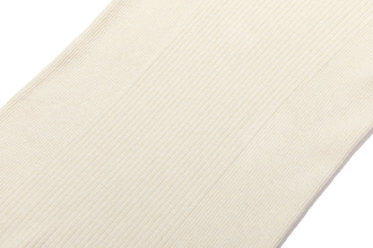 13DE MARZO Furry Slim Fit Knit Top Beige