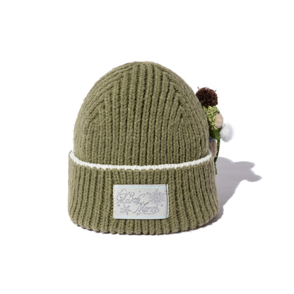 13DE MARZO Snow Bear Knit Beanie Green - 13DE MARZO