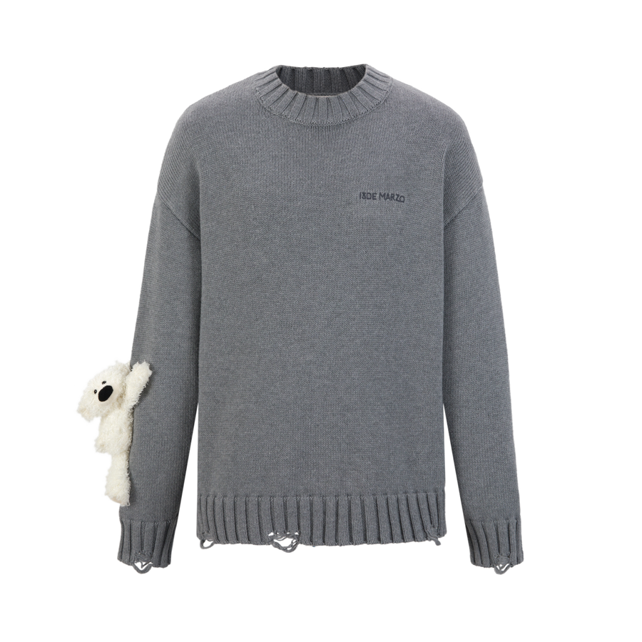 13DE MARZO Doozoo Base Crewneck Sweater - 13DE MARZO