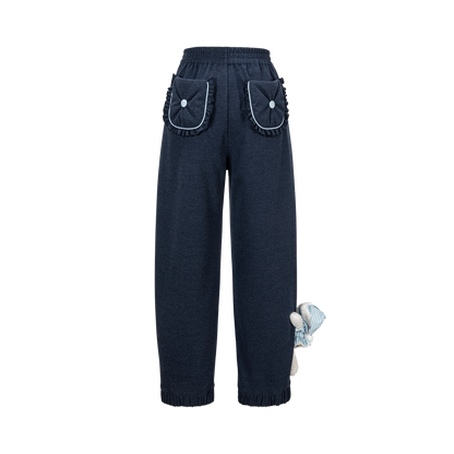 13DE MARZO Nighty Night Bear Sweatpants Blue