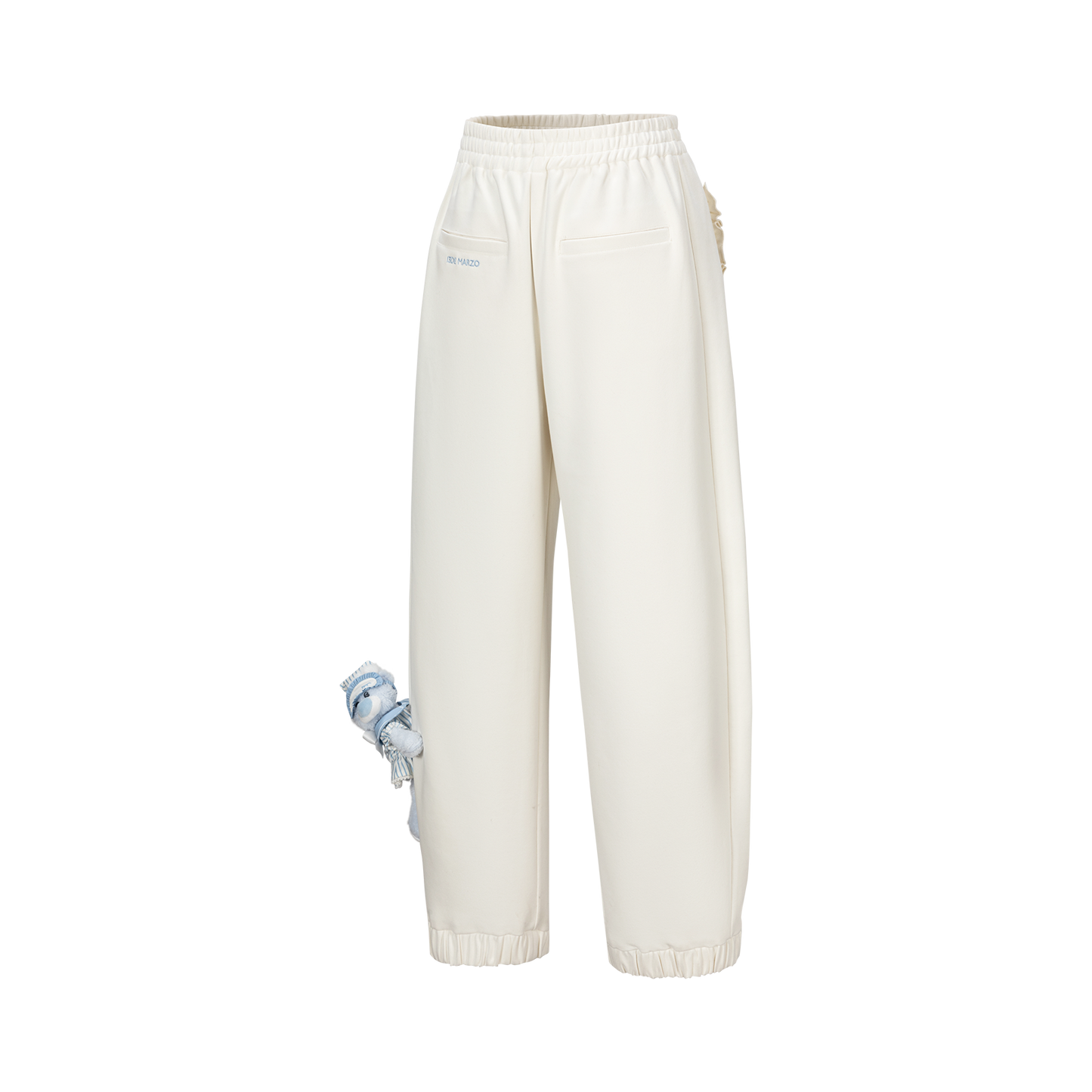 13DE MARZO Nighty Night Bear Sweatpants White