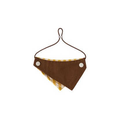 13DE MARZO Bee Bear Bandana Bib Yellow - 13DE MARZO
