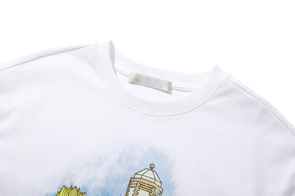 13DE MARZO Bear Macau Resort T-shirt White