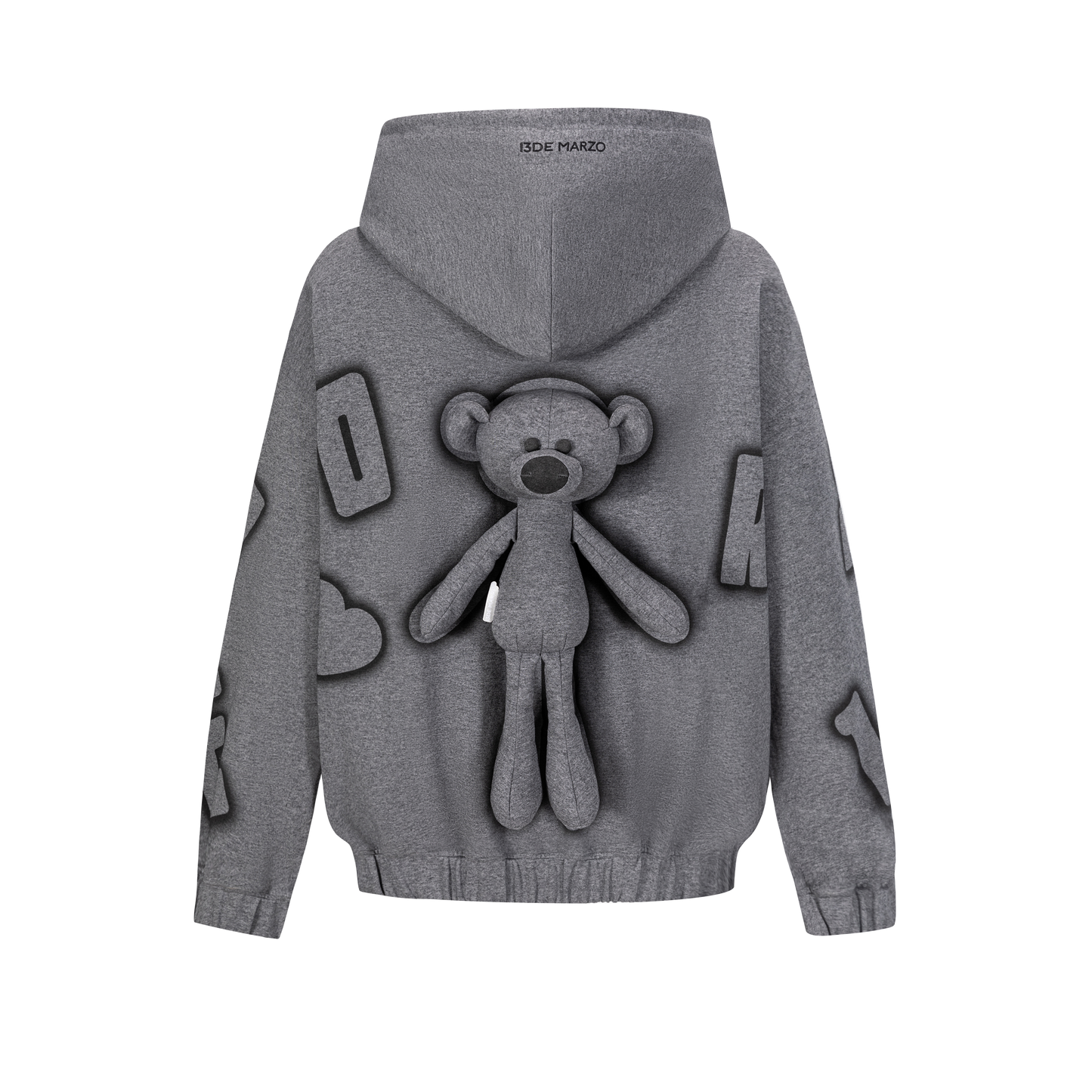 13DE MARZO Digital Logo Monogram Hoodie