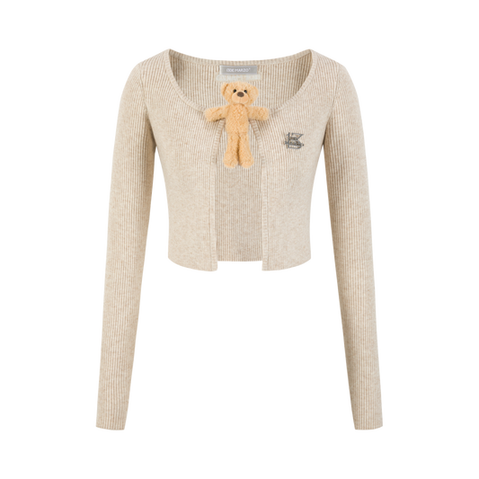 13DE MARZO Doozoo Buckle Cardigan