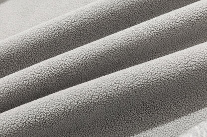 13DE MARZO Shine Logo Zip Hoodie Grey