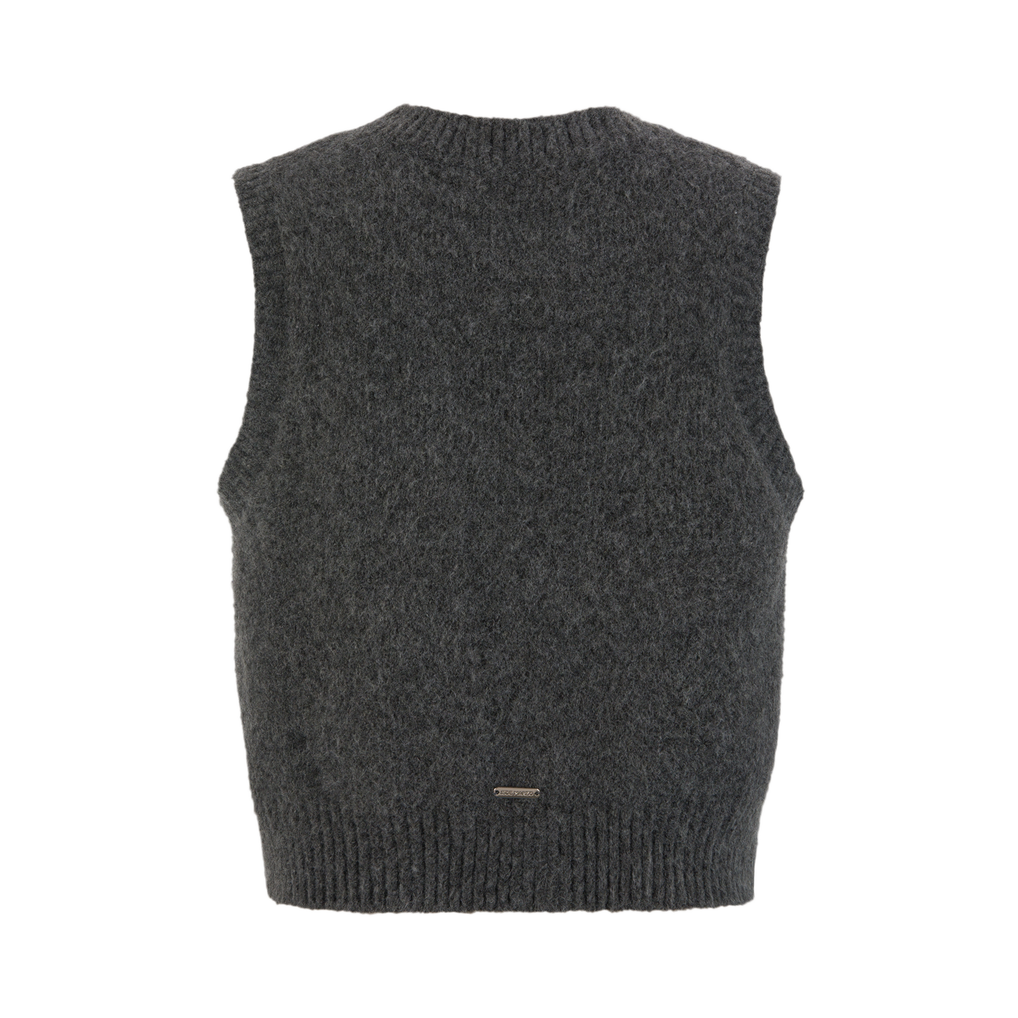 13DE MARZO Rope Knit Logo Vest