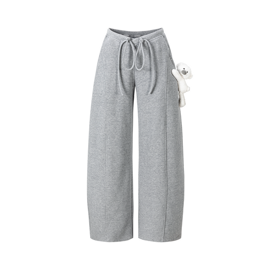 13DE MARZO Doozoo Soft Fleece Pants Grey
