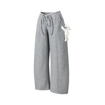 13DE MARZO Doozoo Soft Fleece Pants Grey