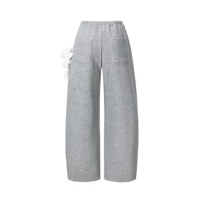 13DE MARZO Doozoo Soft Fleece Pants Grey