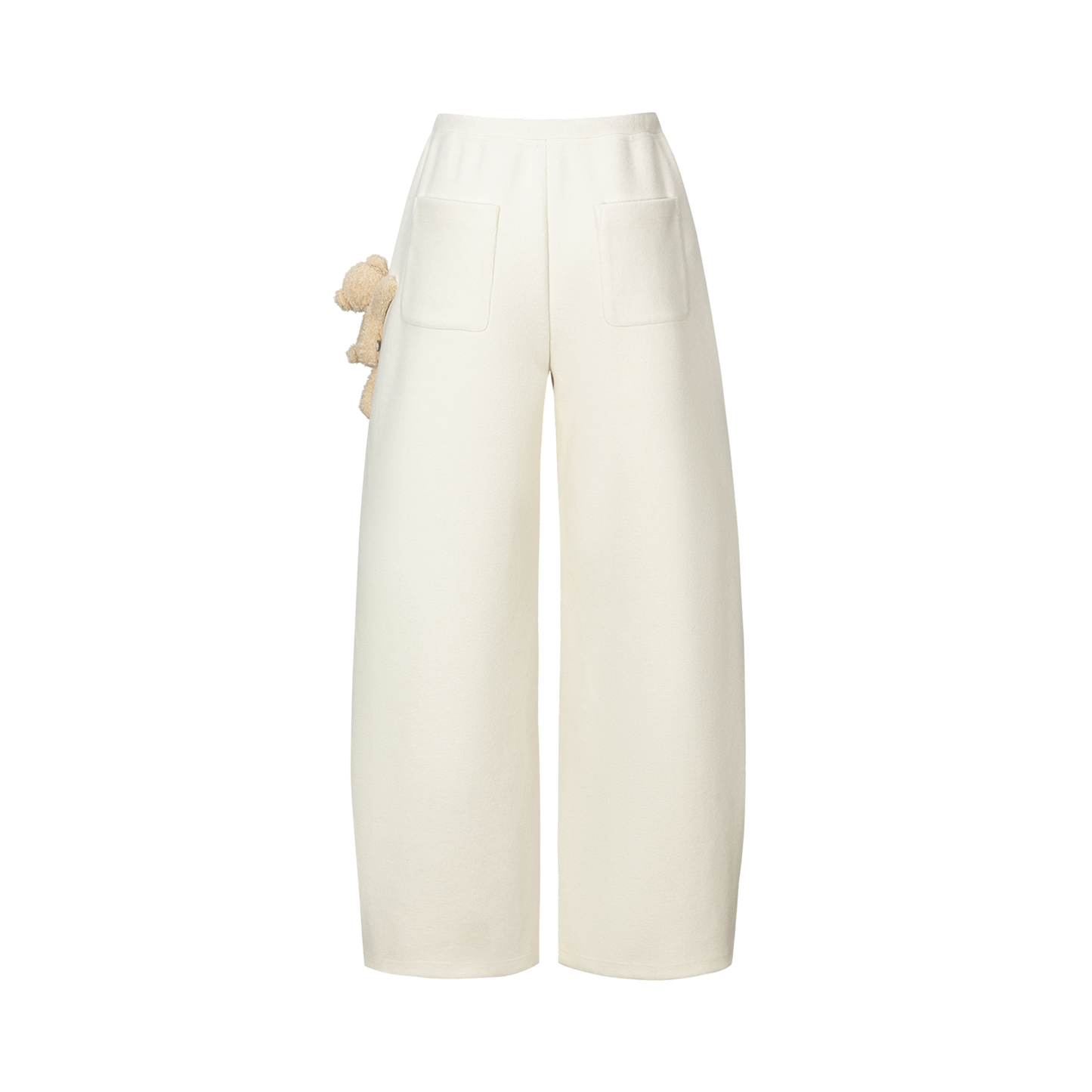 13DE MARZO Doozoo Soft Fleece Pants Beige
