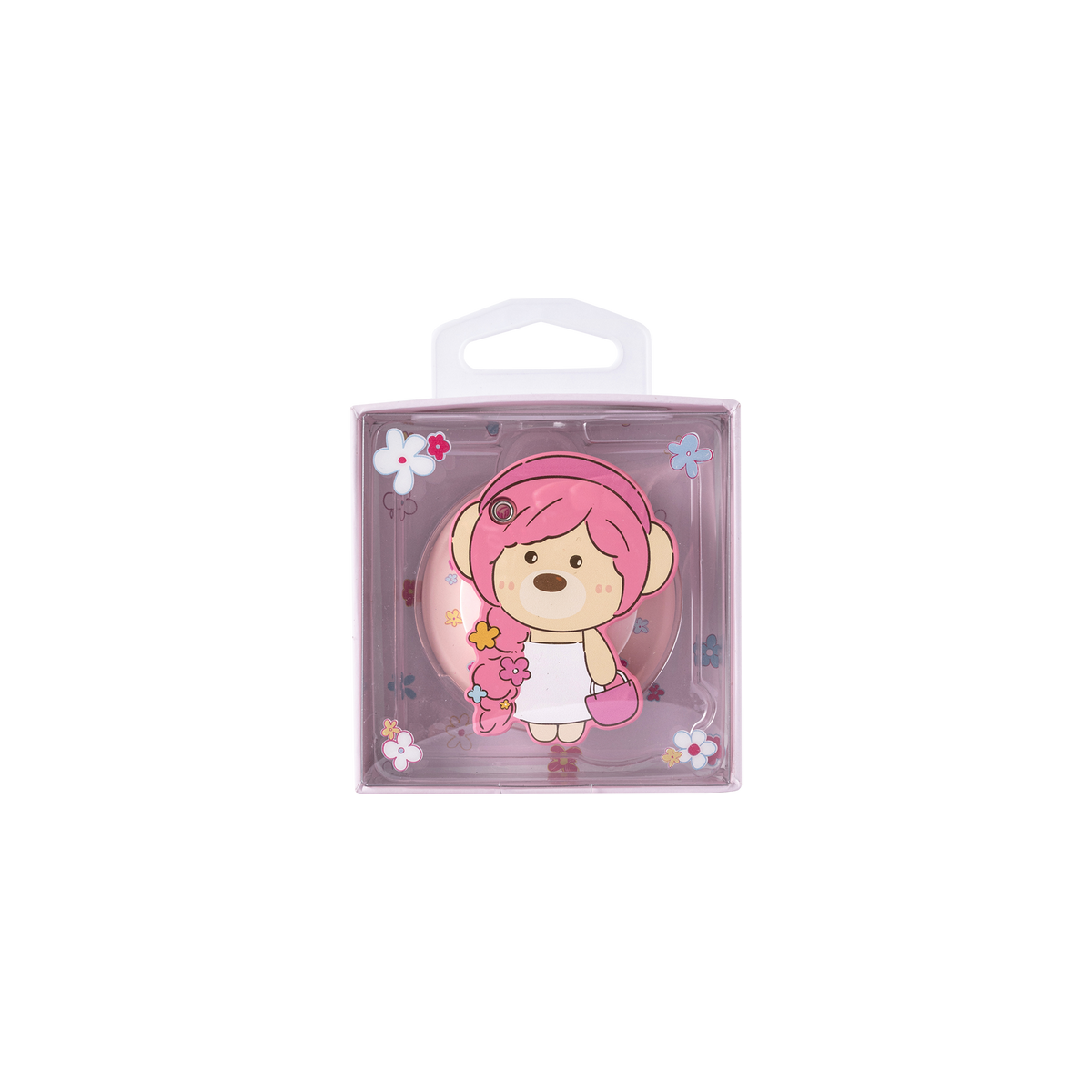 13DE MARZO Floral Bear Mirror Airbag Stand Pink - 13DE MARZO