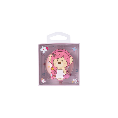 13DE MARZO Floral Bear Mirror Airbag Stand Pink - 13DE MARZO