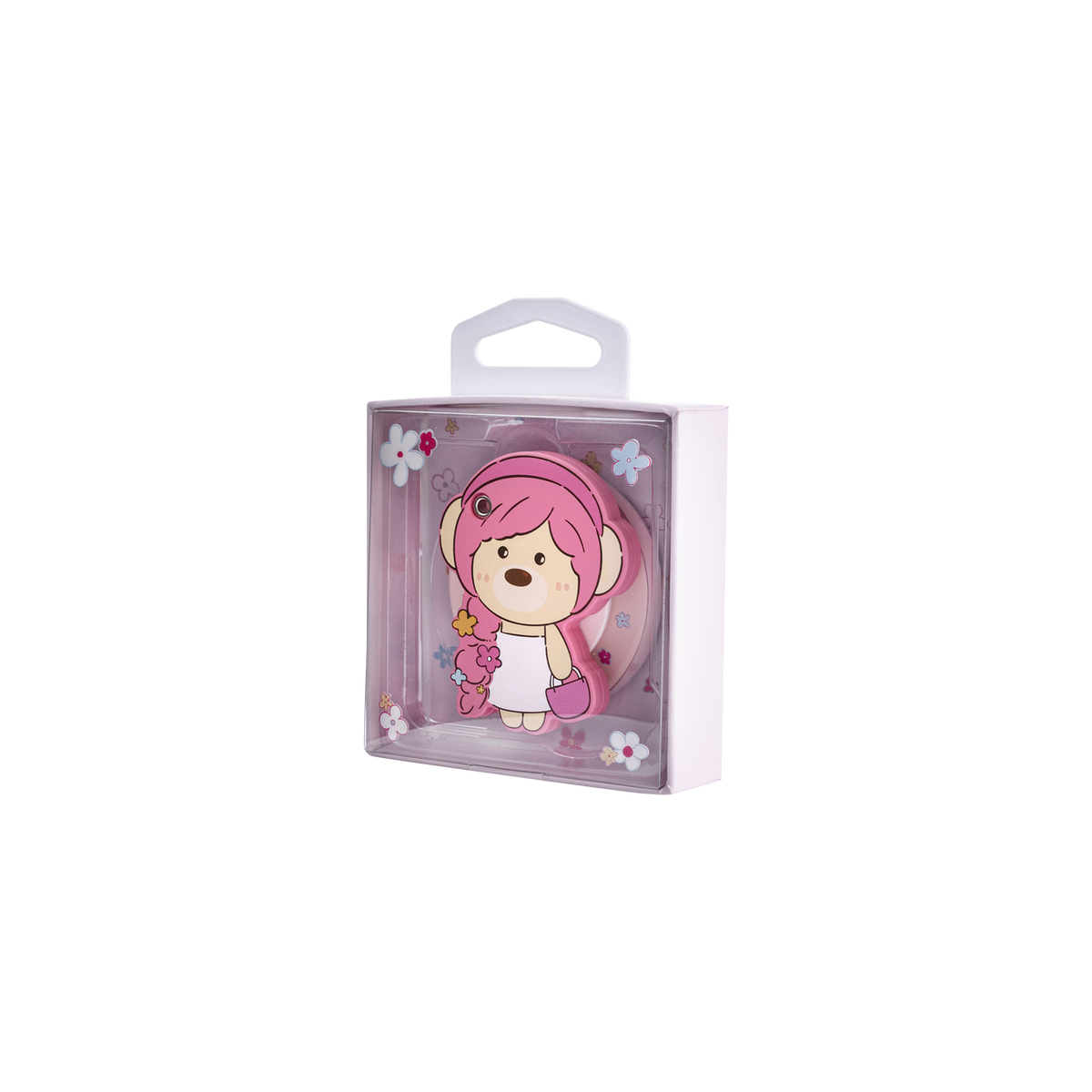13DE MARZO Floral Bear Mirror Airbag Stand Pink - 13DE MARZO