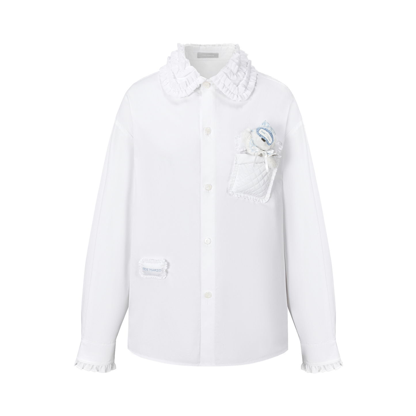 13DE MARZO Nighty Night Bear Oversized Shirt
