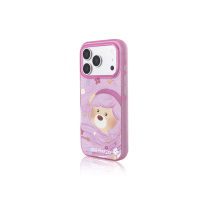 13DE MARZO Floral Bear Phone Case Pink - 13DE MARZO