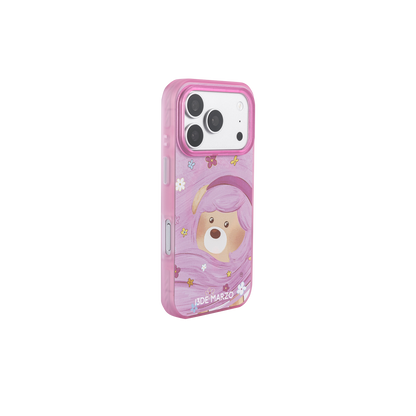 13DE MARZO Floral Bear Phone Case Pink - 13DE MARZO