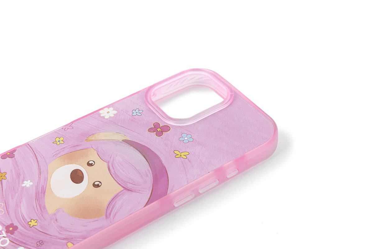 13DE MARZO Floral Bear Phone Case Pink - 13DE MARZO