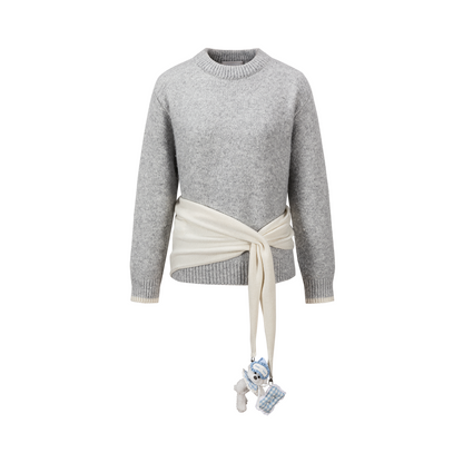 13DE MARZO Marzo Valley Cape Sweater Grey