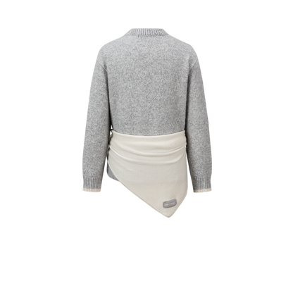 13DE MARZO Marzo Valley Cape Sweater Grey